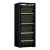 Single temperature wine ageing or service cabinet - Storage shelves - Full Glass door