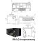 Air conditioner for wine cellar 2370W - Wine cabinet evaporator - Cooling and Humidifying