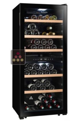 2 temperature wine cabinet for service and/or storage