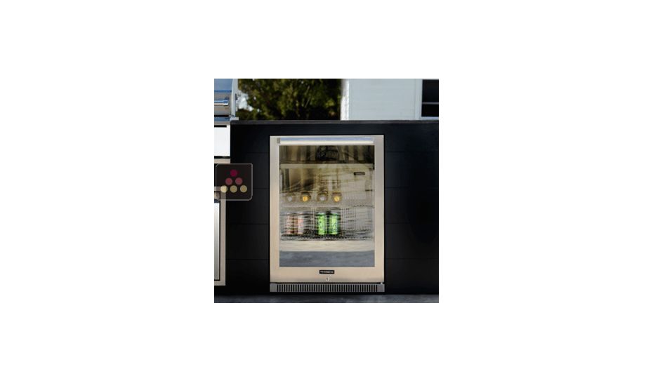 Outdoor beverage center - 150L - Stainless steel