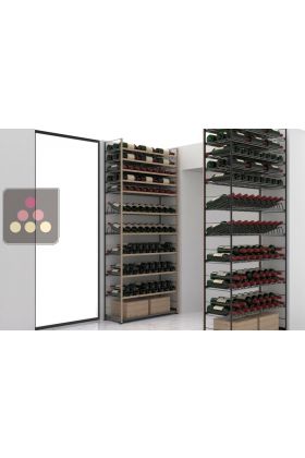 Arrangement of 174 bottle cellars - Specific manufacturing - Essentiel System - Skin collection