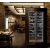 Multi-temperature glazed wine display cabinets for central installation for 2 facings - Inclined bottles - Flat frame 