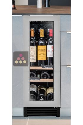 Built-in single temperature wine service cabinet