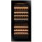 Full height self ventilated integrated wine cellar with 2 serving temperatures - Push/Pull opening