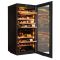 Full height self ventilated integrated wine cellar with 2 serving temperatures - Push/Pull opening