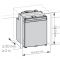 Compressor minibar with solid door - 55L