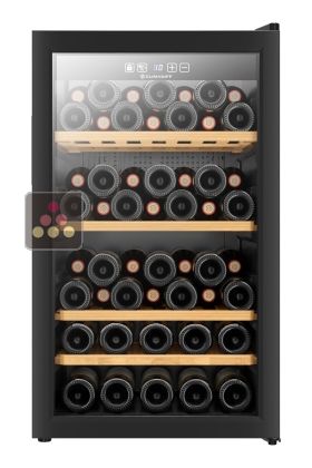 Single temperature self ventilated wine service cabinet