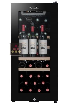 Mono-temperature serving wine cellar