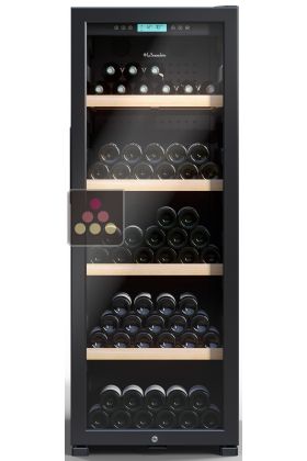 Single-temperature wine cabinet for service or storage