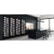 Built-in combination of 4 Single temperature wine service or storage cabinets