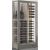 Professional multi-temperature wine display cabinet - 3 glazed sides - Mixed shelves - Magnetic and interchangeable cover