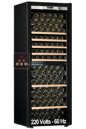 Single temperature wine ageing or service cabinet - Storage/sliding shelves - Full Glass door - 200 Volts-60 Hz