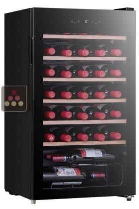 Single temperature wine service cabinet