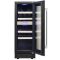 Dual temperature wine service cabinet