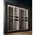 Built-in combination of two professional multi-temperature wine display cabinets - Mixt equipment - Flat frame