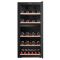 Dual temperature wine service cabinet