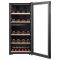 Dual temperature wine service cabinet