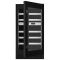 Dual temperature wine service cabinet - can be built-in under a counter