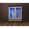 Built-in multi-temperature wine display cabinet - 36cm deep - Horizontal bottles - with front frame only  