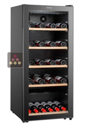 Single temperature wine service or storage cabinet