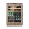 Built-in refrigerator with dressable front - Stainless steel interior - 143L