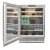 Built-in refrigerator with dressable front - Stainless steel interior - 143L