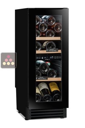 2 temperature wine service cabinet