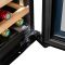 Wine cellar with 2 serving temperatures - Push/Pull opening