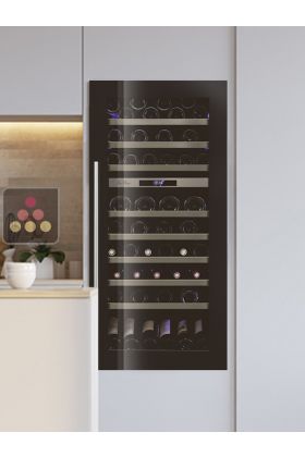 Dual temperature built in wine cabinet for service self-ventilated