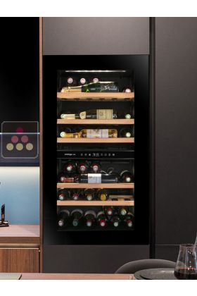 Dual temperature built in wine service cabinet self-ventilated - Push/Pull opening