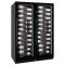 Built-in combination of 2 Single temperature wine service or storage cabinets