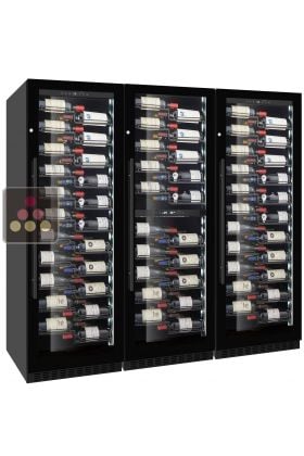 Combination of 3 wine service or storage cabinets - 4-temperatures