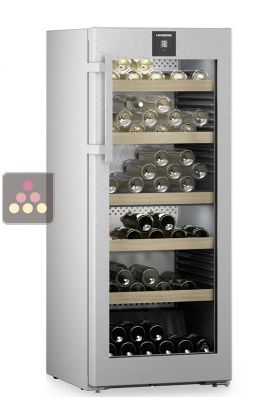 Connected 2 temperature wine cabinet for ageing or service