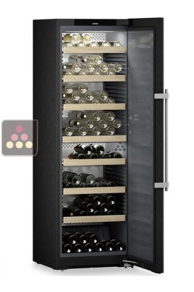 Connected 2 temperature wine cabinet for ageing or service