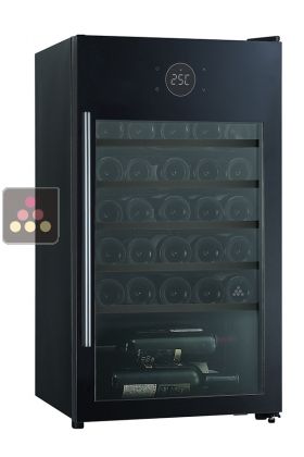 Single temperature wine service cabinet