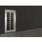 Built-in multi-temperature wine display cabinet - Inclined bottles - Flat frame