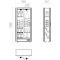 Professional multi-temperature wine display cabinet - 3 glazed sides - 36cm deep - Mixed shelves - Magnetic and interchangeable cladding - EXPO Model