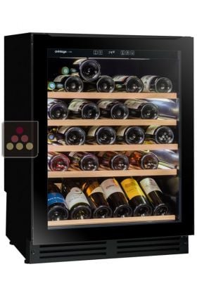 Connected single temperature wine cabinet for storage and/or service