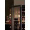 Combination of a wine cabinet, a cured meat cabinet and a cheese cabinet - Inclined bottle display