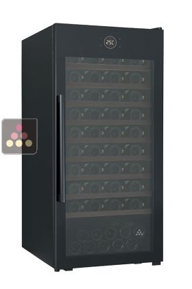 Single temperature wine service cabinet