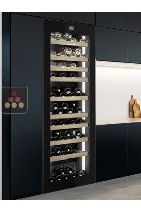 Built-in connected 2 temperature wine cabinet for ageing or service