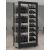 Professional multi-temperature wine display cabinet - 4 glazed sides - Mixed equipment - Interchangeable cladding