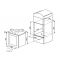 Dual temperature built in wine cabinet for service self-ventilated - Push open door