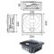 Air conditioner for wine cellar up to 6140W / 12°C with triple ceiling evaporator with cold and humidifier - Specific version