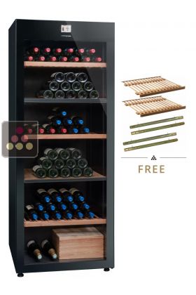 Multi-Temperature wine storage and service cabinet 