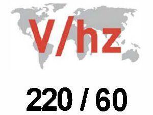 Modification of electric parts to enable compatibility with voltage and frequency 220V/60Hz